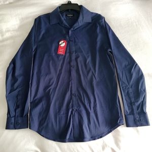 Express Mens Button Dress Shirt - Medium